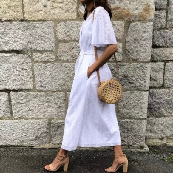 Joie Azariah Eyelet Midi Dress - Picture 2 of 15